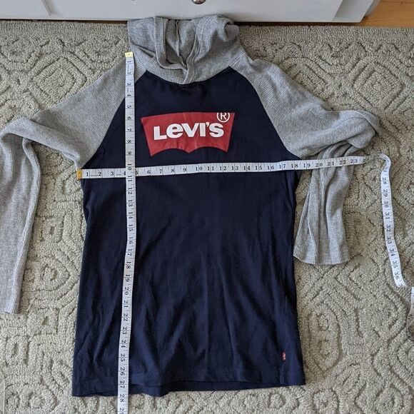 LEVI'S thermo hoodie youth XL, long sleeve fits women Medium @P - Picture 11 of 11